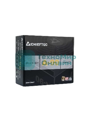 Блок питания Chieftec GDP-750C RTL, 750Вт, 140мм, модульный, черный