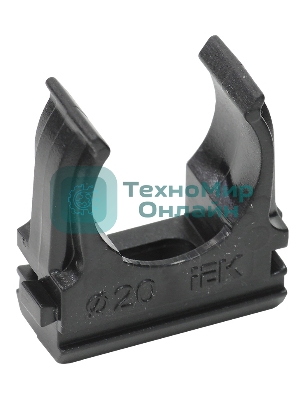 Держатель с защелкой CF20 IEK черный CTA10D-CF20-K02-100
