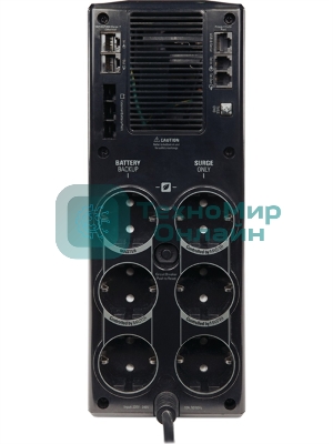 Источник бесперебойного питания APC Back-UPS Pro Power Saving, 1500VA/865W, 230V, AVR, 6xSchuko (3 Surge & 3 batt.), Data/DSL protrct, USB, PCh, user repl. batt., (BR1500G-RS analogue), 1 year warranty