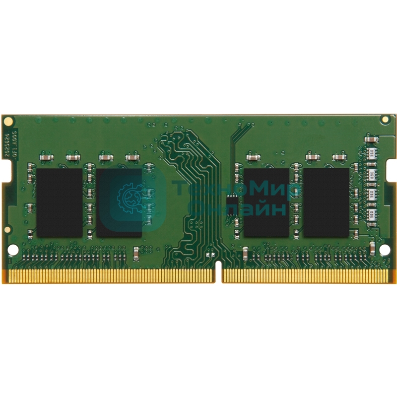 Оперативная память Kingston ValueRAM, DDR4, 8GB (1x8GB), 3200MHz, CL22, SO-DIMM