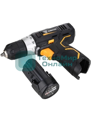 Дрель-шуруповерт Deko GCD12DU3 SET 2, 12 В, 1.5 Ач, 32 Нм, щеточный