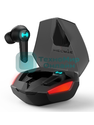Игровая гарнитура TWS Edifier GT4 черный, внутриканальные, Bluetooth, до 7 ч