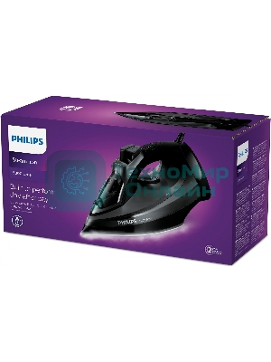 Утюг электрический Philips 2600 Вт, удар 200 г, пар 45 г/мин, SteamGlide Plus
