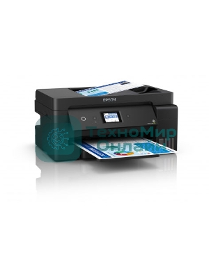 МФУ струйное Epson L14150, (C11CH96404/C11CH96505/C11CH96403/C11CH96502/C11CH96507), A3, цветной, печ. 38 стр/мин (ч/б) 24 стр/мин (цв.), 1200 x 4800 dpi (печать) 1200x2400dpi (скан.), USB, RJ-45, Wi-Fi
