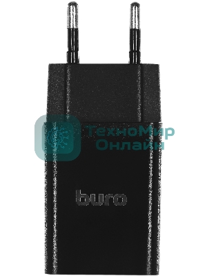 Сетевое зарядное устройство Buro BUWA1 2.1A черный