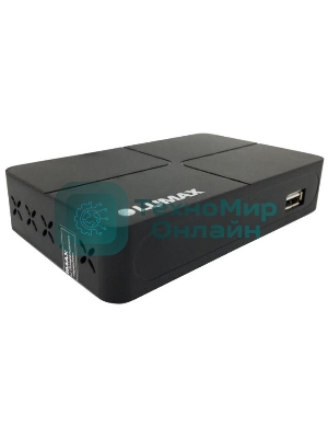 Приставка для цифрового ТВ LUMAX DV2118HD черный, DVB-T2, DVB-T, DVB-C, HDMI, USB 2.0