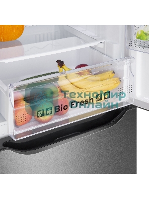 Холодильник Maunfeld MFF187NFIX10 нержавеющая сталь двухкамерный 232/98л морозилка снизу, No Frost