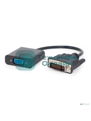 Кабель переходник Bion DVI-D-VGA Digital, 25M/15F, кабеля 0.2м BXP-A-DVID-VGAF-01