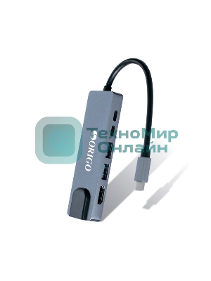 USB-концентратор ORIGO OU3340NPD/A1A USB-C, 2xUSB 3.0, 1xUSB-C/PD 3.0, 1xUSB-C, 1x1000Base-T, 1xHDMI