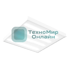 Светильник светодиодный Gauss MIR 595х595х50 35Вт 3500лм 4000К IP40 офисный встраив. накладной с рассеив. призма (аналог ЛВО)