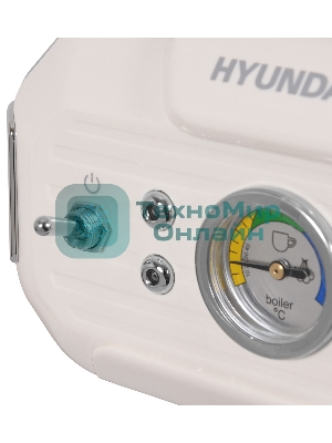 Кофеварка рожковая Hyundai HEM-5300 бежевый/серебристый, исп. кофе - молотый, 1.5 л, 850 Вт, 20 бар