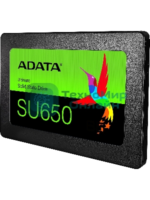 Накопитель SSD ADATA SU650, 512Gb, SATA III, 2.5
