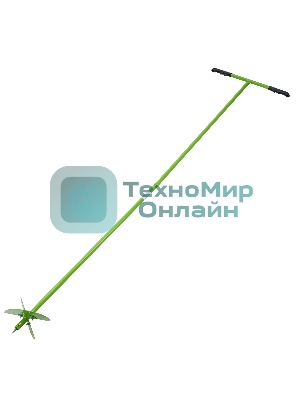 Бур лопастной со сменными ножами Сибртех, 2110 мм, удлинитель, диаметр 150 мм, 200 мм