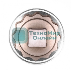 Головка торцевая, 32 мм, 12-гранная, CrV, 1/2