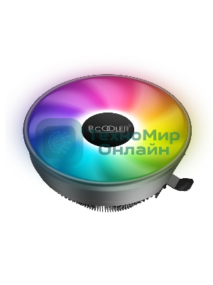 Кулер PCCooler E126M PRO черный 120мм алюминий+медь 1800rpm 29.8db 4-pin 92W 70мм