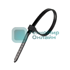 Стяжка нейлоновая Exegate EX253847RUS неоткрывающаяся CV-100B, 100 мм, упак. 100 шт черная