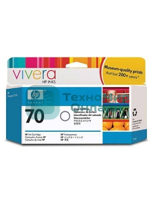 Картридж струйный HP №70 C9459A усилитель глянца для HP DJ Z2100/Z3100 (130мл)