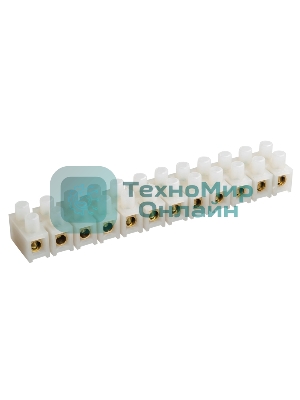 Зажим винтовой IEK UZV1-030-10 ЗВИ-30 6-16 мм2 12 пар