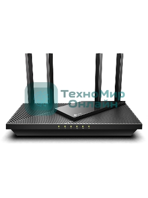 Роутер беспроводной TP-Link Archer AX55 AX3000 10/100/1000BASE-TX черный