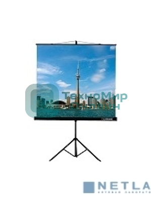 Экран на треноге Lumien 200x200 см Eco View LEV-100103 1:1 напольный рулонный
