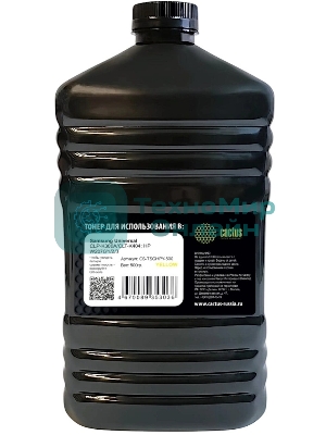 Тонер Cactus CS-TSGHPY-500 желтый флакон 500гр. для принтера Samsung CLP-K300A/CLT-K404/HP W2070/1/2/3