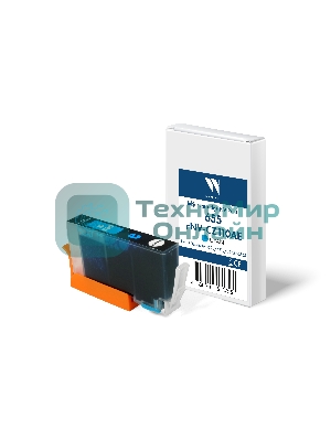 Картридж струйный NVPrint 655 (NV-CZ110AE) Cyan для HP DeskJet IA 3525/4615/5525/6525 (15 мл) совместимый