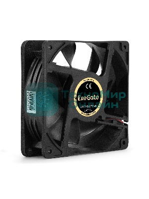 Вентилятор 24В DC ExeGate EX12038S2P-24 (120x120x38 мм, Sleeve bearing (подшипник скольжения), 2pin, 3000RPM, 46dBA)