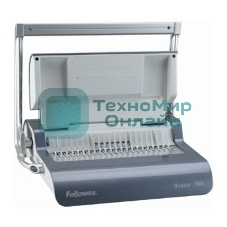 Переплетчик Fellowes Quasar+ (FS-56277) A4/перф.22л.сшив/макс.500л./пластик.пруж. (6-51мм)