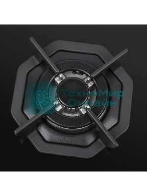 Газовая варочная панель Maunfeld EGHG.64.23CB/G, 4 конфорки, закаленное стекло, черный