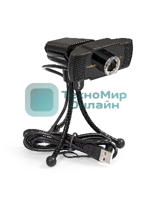 Веб-камера ExeGate BusinessPro C922 HD 1280x720, 30 кадр/с, USB Type-A, микрофон (шумоподавление), универсальное крепление, штатив в комплекте