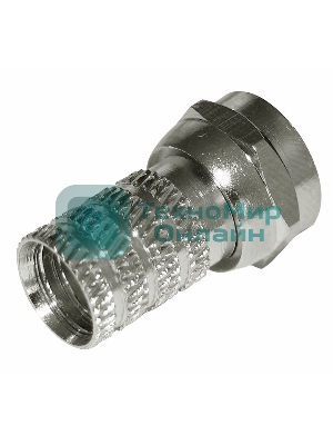 F-разъем RG-59, L=19 мм, цинк PROconnect