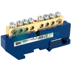 Шина нулевая на DIN-изол. ШНИ 8х12-8-Д-С IEK YNN10-812-8D-K07