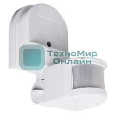 Датчик движения Rexant настенный ДДС 01, 180°, 1200 Вт, 10-2000 Лк, 2-12 м, 10-420 сек. IP44