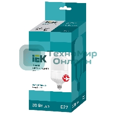 Лампа cветодиодная IEK LLE-HP-30-230-40-E27 HP 30Вт 230В 4000К E27