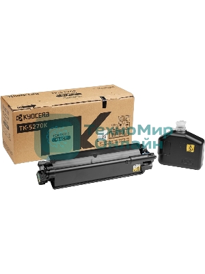 Картридж лазерный Kyocera TK-5270K (1T02TV0NL0) черный для M6230cidn/M6630cidn/P6230cdn 8000 стр