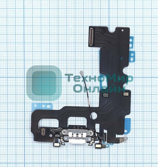 Шлейф разъема питания для iPhone 7 белый