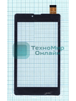 Сенсорное стекло (тачскрин) для Digma Plane 7535E WJ1339-FPC V1.0 черное