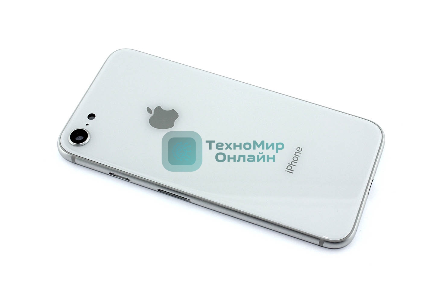 Задняя крышка (корпус) в сборе с рамкой для Apple iPhone 8 белый