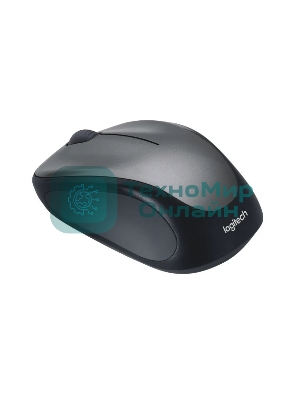 Мышь беспроводная Logitech M235 серый/черный, 1000 dpi, радиоканал, USB, кнопки - 3