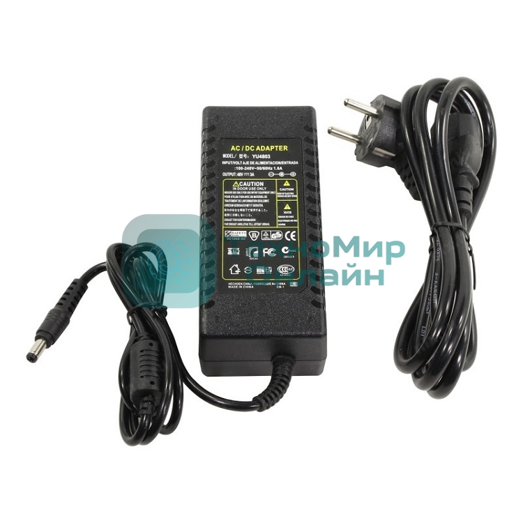 Коммутатор PoE 4 порта 10/100Mbps SWP-7504POE/2P 4xPoE+1xUplink RJ45, IEEE 802.3af, мощность 15.4 Вт на порт, БП 52В/1.25А, настенный крепеж в ком