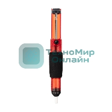 Вакуумный экстрактор припоя Rexant (оловоотсос), пластик, прозрачно-красный