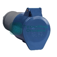 Розетка IEK PSR21-016-3 213 переносная 2Р + РЕ 16А 220В IP44 IEK