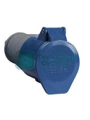 Розетка IEK PSR21-016-3 213 переносная 2Р + РЕ 16А 220В IP44 IEK