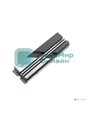 Накопитель SSD Netac NV5000 Pro, 500Gb, M.2 2280, PCIe 4.0 x4, NVMe, R/W 4800/2700, с радиатором