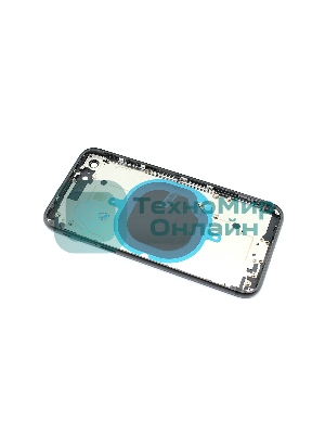 Задняя крышка (корпус) в сборе с рамкой для Apple iPhone 8 черный