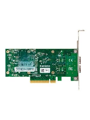 Сетевой адаптер ExeGate EXE-MCX4-2SFP28 (PCI-E x8 v.3, порты 2x SFP28, Dual 25/10/1Gb/s, RDMA NIC Chipset Mellanox ConnectX-4)
