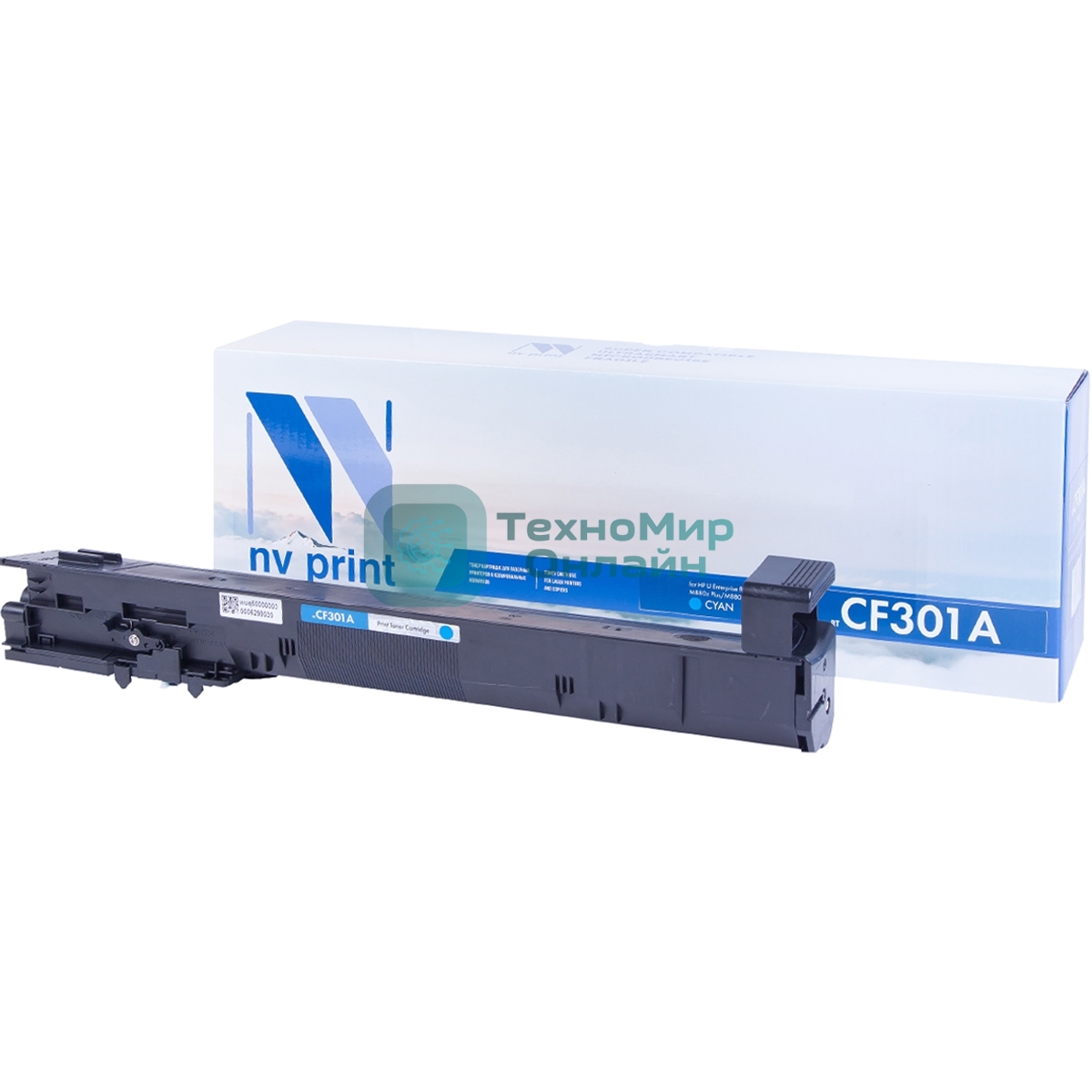 Картридж лазерный NVPrint совместимый HP CLJ Ent M880 CF301A Cyan (32000k)