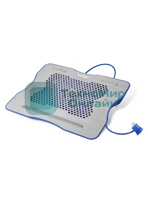 Подставка для ноутбука CROWN CMLC-1001 silver&blue (до 15,6