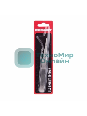 Пинцет прямой Rexant 120 мм