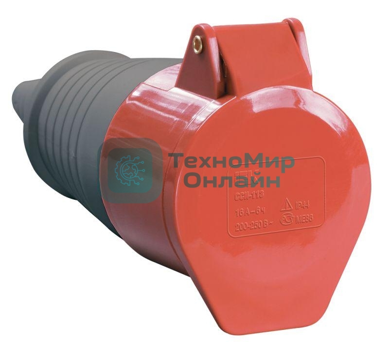 Розетка 225 переносная 3Р + РЕ+ N 32А 380В IP44 IEK